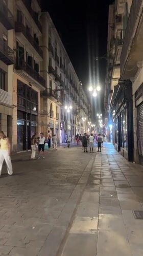 Midsummer night out around Barcelona's historic waterfront and Gothic Quarter