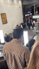 Moscow subway station busy with commuters during midday rush