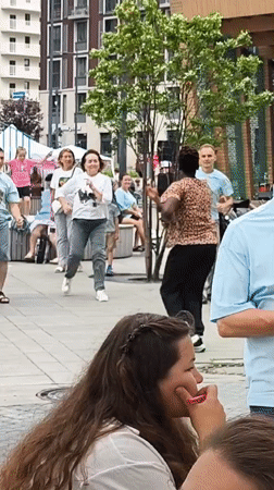 Outdoor festival in Izhevsk: dancing, crafts, and a public stage