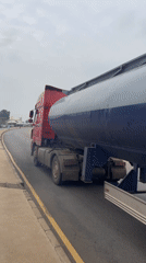 Fuel truck spotted on Nigerian road in Keffi