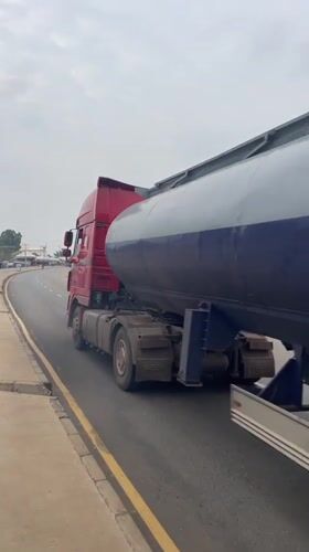 Fuel truck spotted on Nigerian road in Keffi