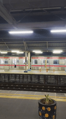 Busy evening commute at Tambun's KRL station
