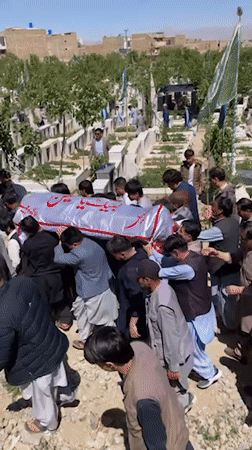 Road debris disrupts traffic in Quetta, Pakistan