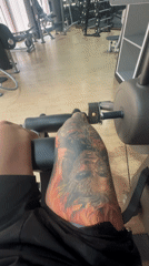 Person exercises on leg machine at Sofia gym
