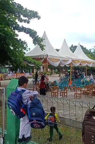 Daily life scenes documented across Indonesian towns