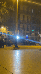 Evening skateboarding and Venezuelan food spotted in Barcelona