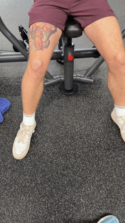 Man completes morning workout routine at Plovdiv gym