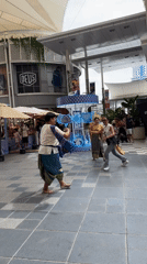 Traditional Thai dance performance at Patong outdoor plaza