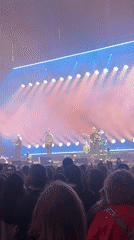 Rock concert draws packed crowd in Surgut, Russia