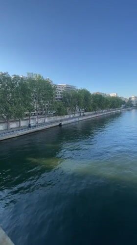 Sunny afternoon along the Seine, Eiffel Tower in view