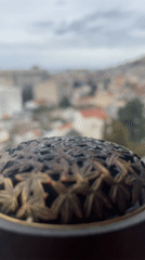 Woman Takes Multiple Selfies Around Budva, Montenegro