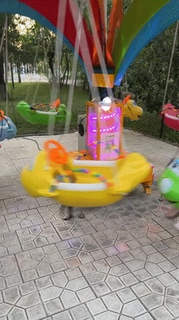 Afternoon at an Astana amusement park, rides and all
