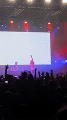 Concert performance with multiple artists in Buenos Aires