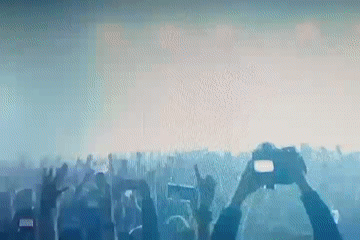 Crowd energy peaks at a live event in rural Moldova