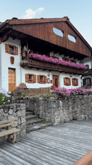 Alpine village life in Sauris di Sopra, Italian Dolomites