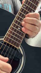 Acoustic guitar performance captured in Mytishchi, Russia