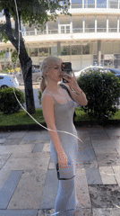 Mirror selfies and street shots on a summer afternoon in Tbilisi