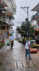 Rainy day wandering through Bhagsu's streets and market stalls