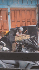 Early morning market activity recorded in Lhokseumawe, Indonesia