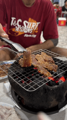 Barbecue lunch documented at Vietnam restaurant in Phu Thuy Ward