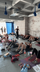 Evening fitness class and meal documented in San Pedro Garza García