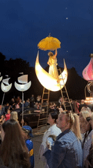 Illuminated floats and performers light up a Clonmel evening parade