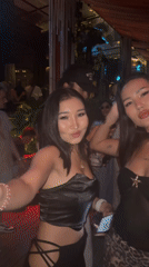Young adults gather for drinks at North Kuta nightlife venue