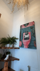 Morning meal and bathroom visit documented in Kuta Selatan