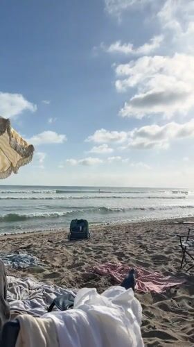 Beach day observed in San Clemente with sunny skies