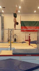 Morning glimpses of Sofia: gymnastics training and rainy streets