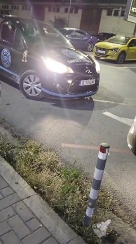 Late-night venue scene in Varna with a designated driver service nearby